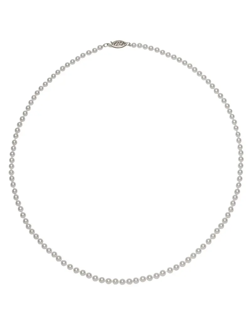 BAGGINS White Gold Akoya Pearl Necklace