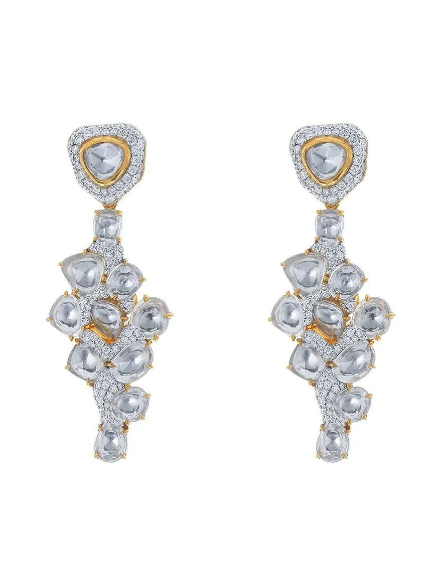 White Sapphire Earrings White Sapphire Earrings