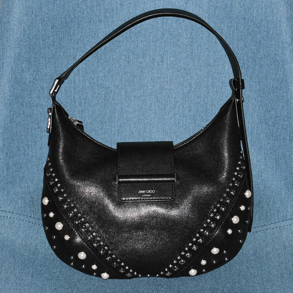 Jimmy Choo Bar Hobo Small | Thumbnail 8
