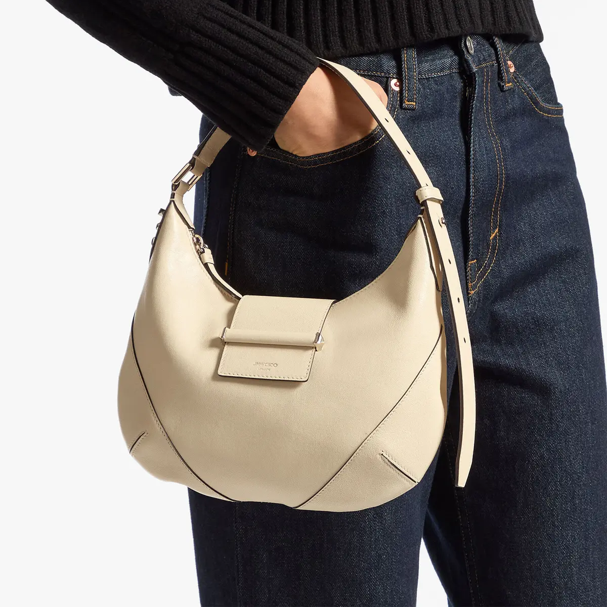 Jimmy Choo Bar Hobo Small | Thumbnail 3 Jimmy Choo Bar Hobo Small | Thumbnail 3