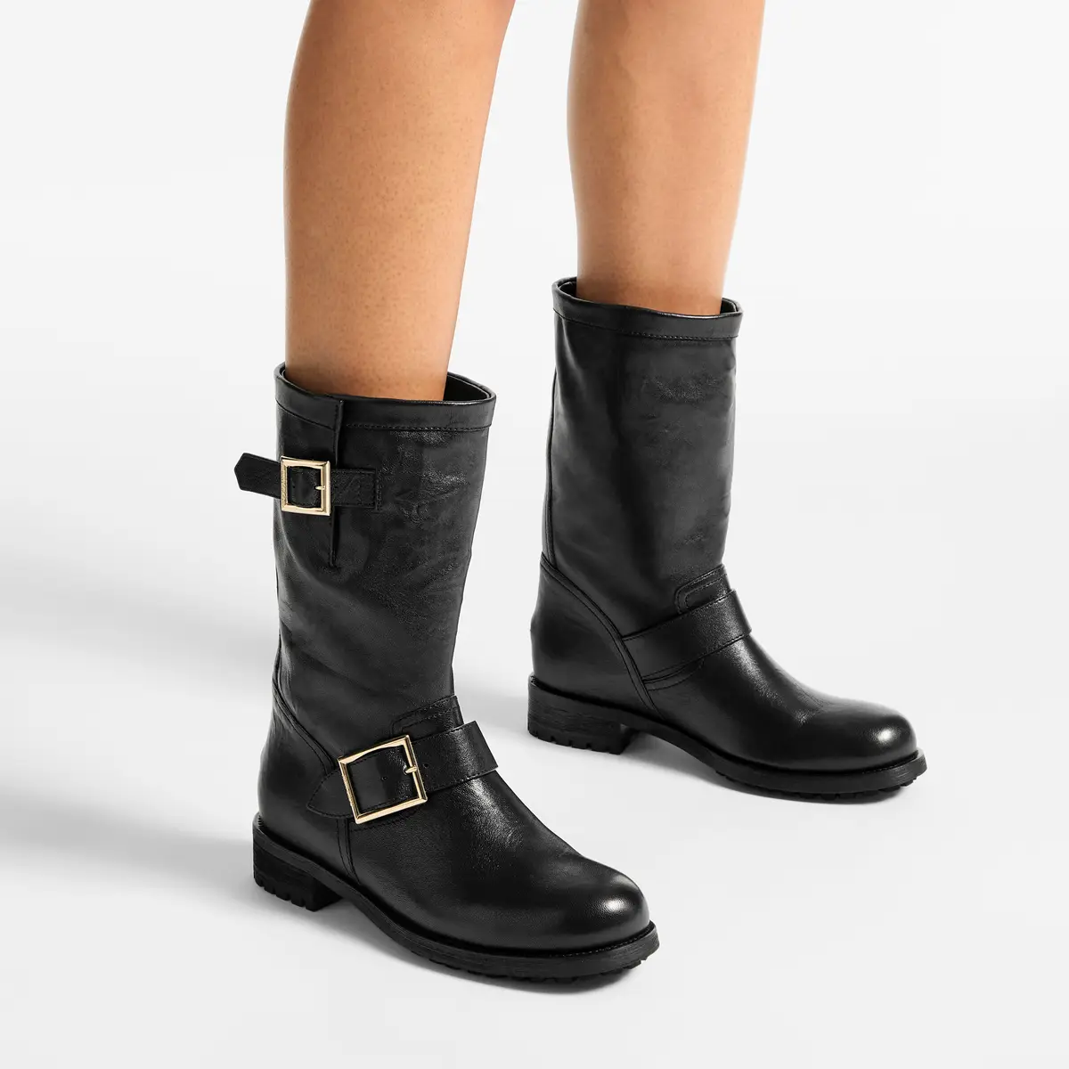 Jimmy Choo Biker Mid Ankle | Thumbnail 3 Jimmy Choo Biker Mid Ankle | Thumbnail 3