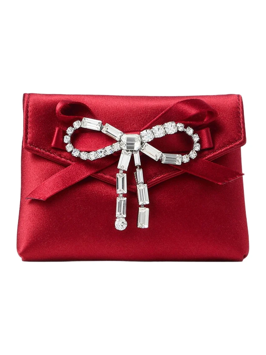 Jimmy Choo Soft Card Holder With Chain