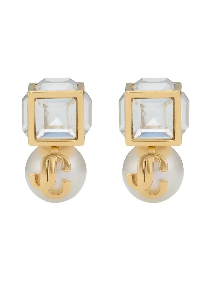 Jc Pearl Cube Studs Jc Pearl Cube Studs