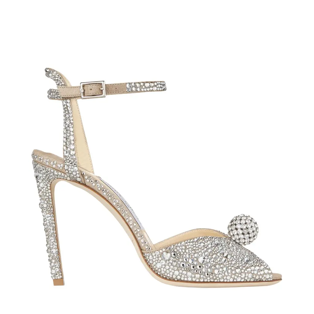 Jimmy Choo Sacora 100 Heeled Sandals | Image 1 Jimmy Choo Sacora 100 Heeled Sandals | Image 1
