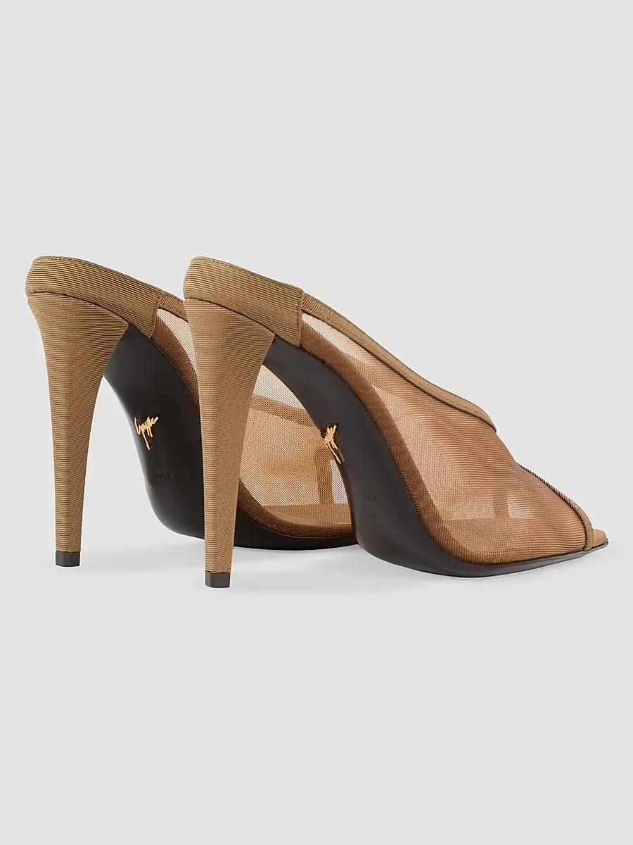 Giuseppe Zanotti Women's Brivido 105MM Mesh Mules | Thumbnail 3 Giuseppe Zanotti Women's Brivido 105MM Mesh Mules | Thumbnail 3