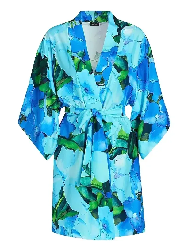 Women's Isla Floral Charmeuse Wrap Women's Isla Floral Charmeuse Wrap