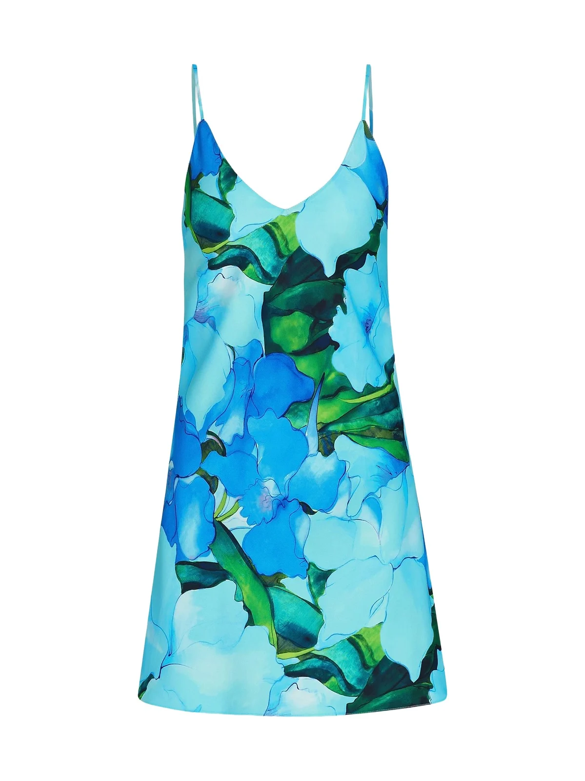 Natori Women's Isla Floral Charmeuse Chemise