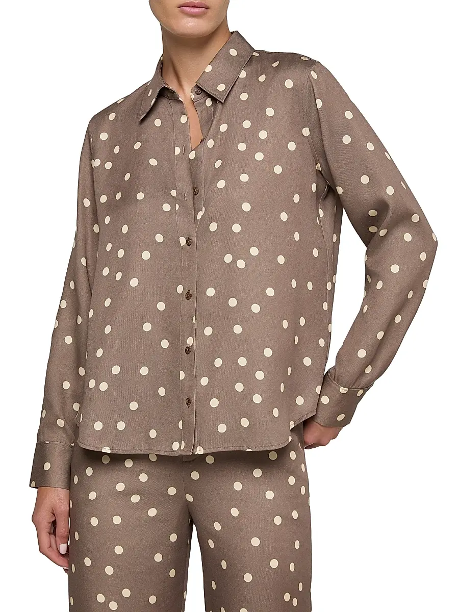 L'Agence Women's Ellery Polka Dot Blouse | Thumbnail 3 L'Agence Women's Ellery Polka Dot Blouse | Thumbnail 3