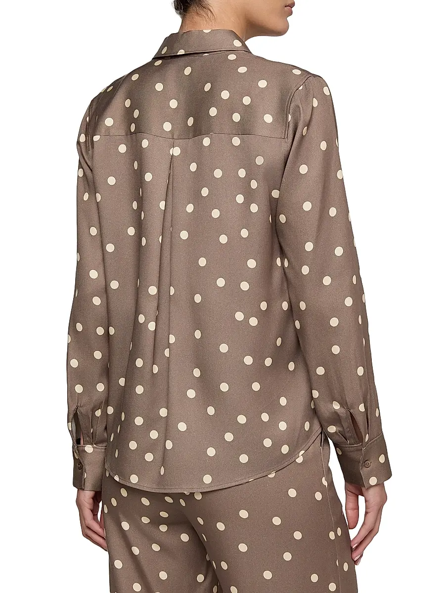 L'Agence Women's Ellery Polka Dot Blouse | Thumbnail 5 L'Agence Women's Ellery Polka Dot Blouse | Thumbnail 5