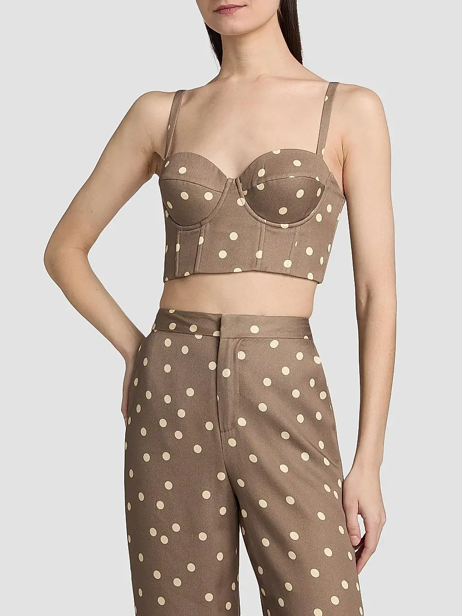 L'Agence Women's Sonya Polka Dot Bralette | Thumbnail 3 L'Agence Women's Sonya Polka Dot Bralette | Thumbnail 3