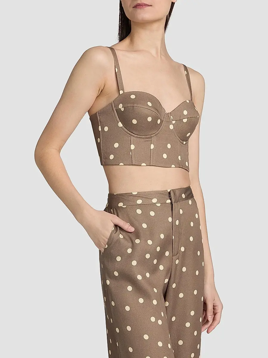 L'Agence Women's Sonya Polka Dot Bralette | Thumbnail 4 L'Agence Women's Sonya Polka Dot Bralette | Thumbnail 4