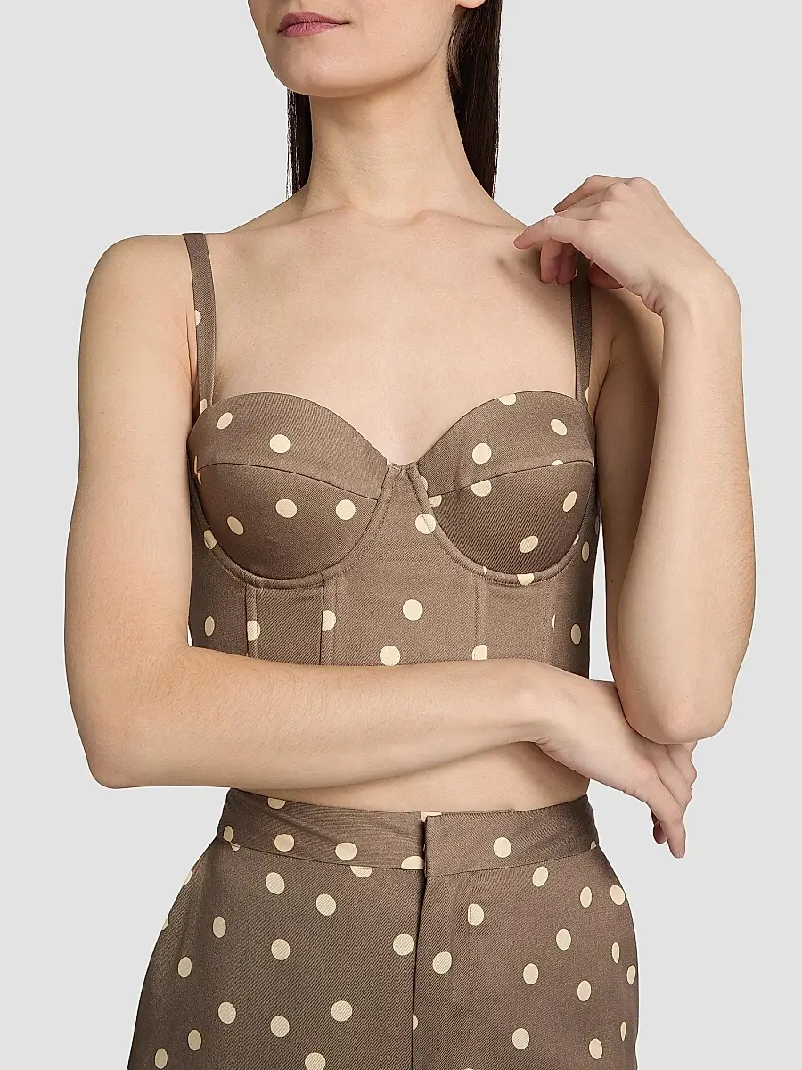 L'Agence Women's Sonya Polka Dot Bralette | Thumbnail 6 L'Agence Women's Sonya Polka Dot Bralette | Thumbnail 6