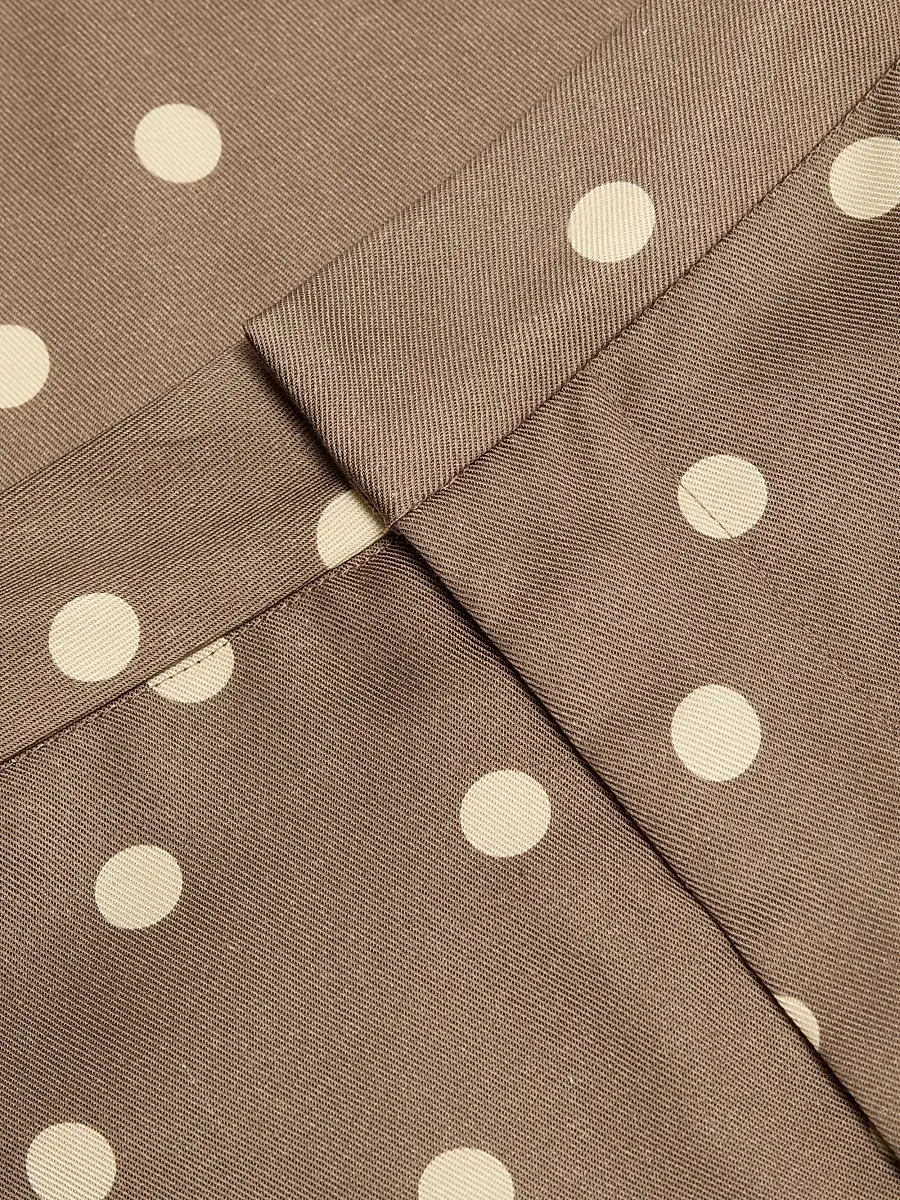 L'Agence Women's Livvy Polka Dot Straight-Leg Trousers | Thumbnail 7 L'Agence Women's Livvy Polka Dot Straight-Leg Trousers | Thumbnail 7