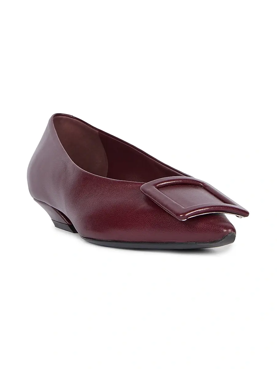 Roger Vivier Women's Leather Ballerina Flats | Thumbnail 2