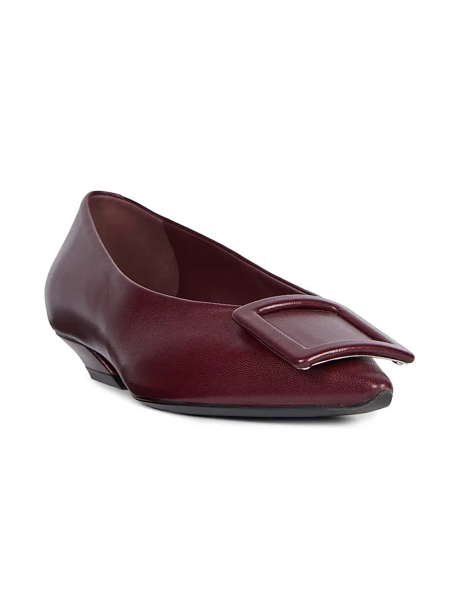 Roger Vivier Women's Leather Ballerina Flats | Thumbnail 3