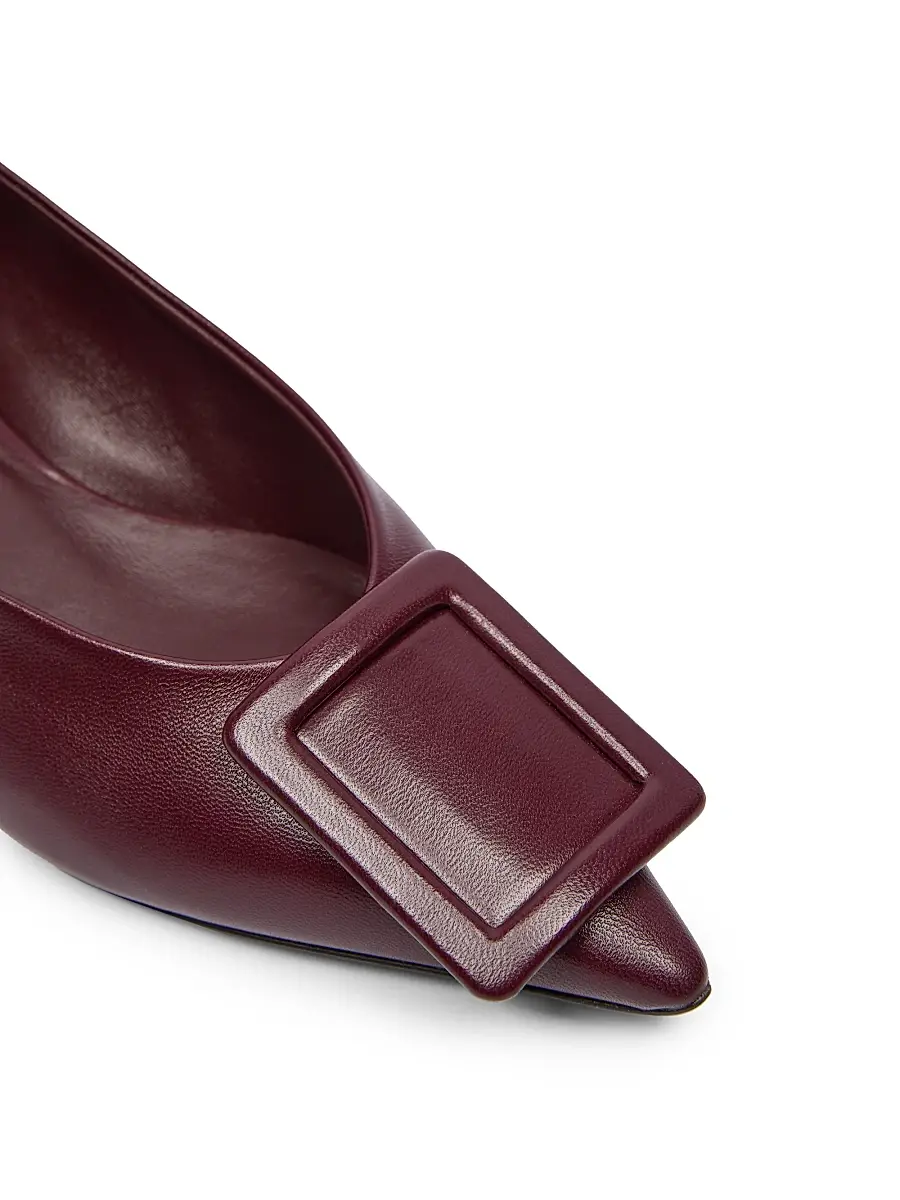 Roger Vivier Women's Leather Ballerina Flats | Thumbnail 6