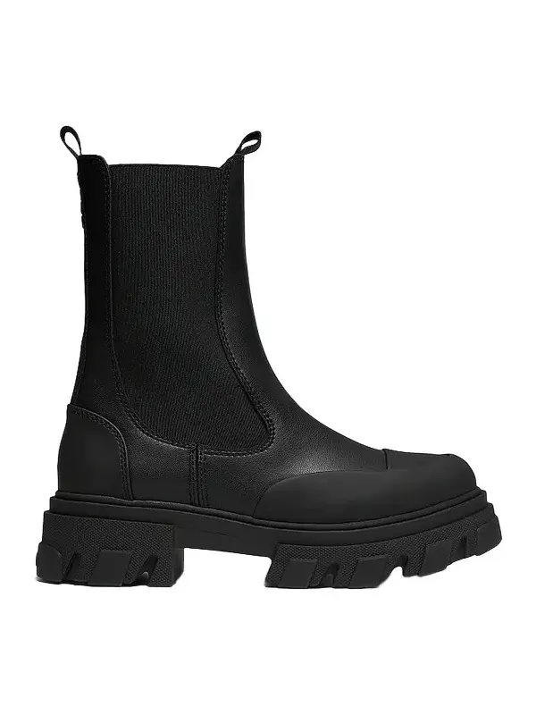 Women's Logo Leather Chelsea Boots Women's Logo Leather Chelsea Boots
