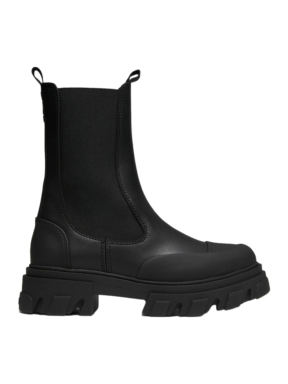 Women's Logo Leather Chelsea Boots Women's Logo Leather Chelsea Boots