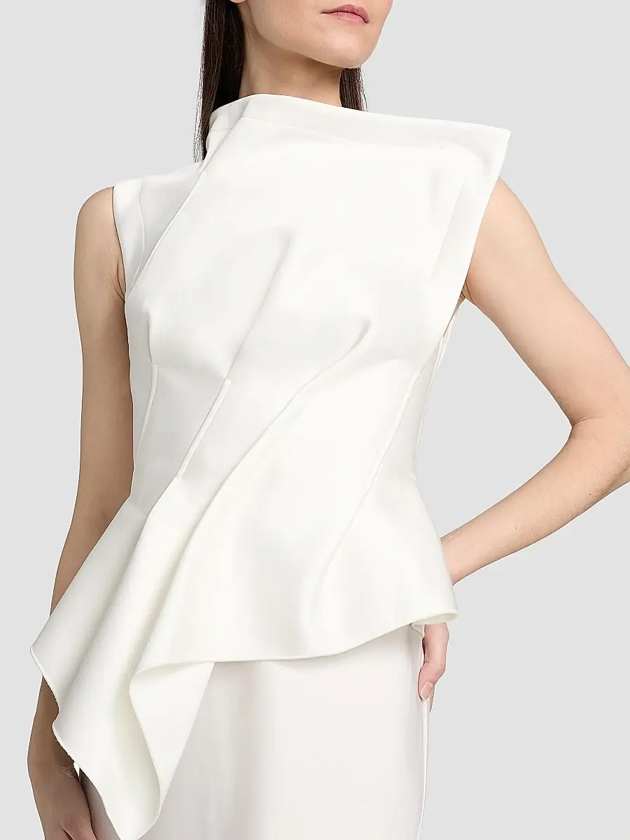 ACLER Women's Forever Young Harty Satin Draped Gown | Thumbnail 6