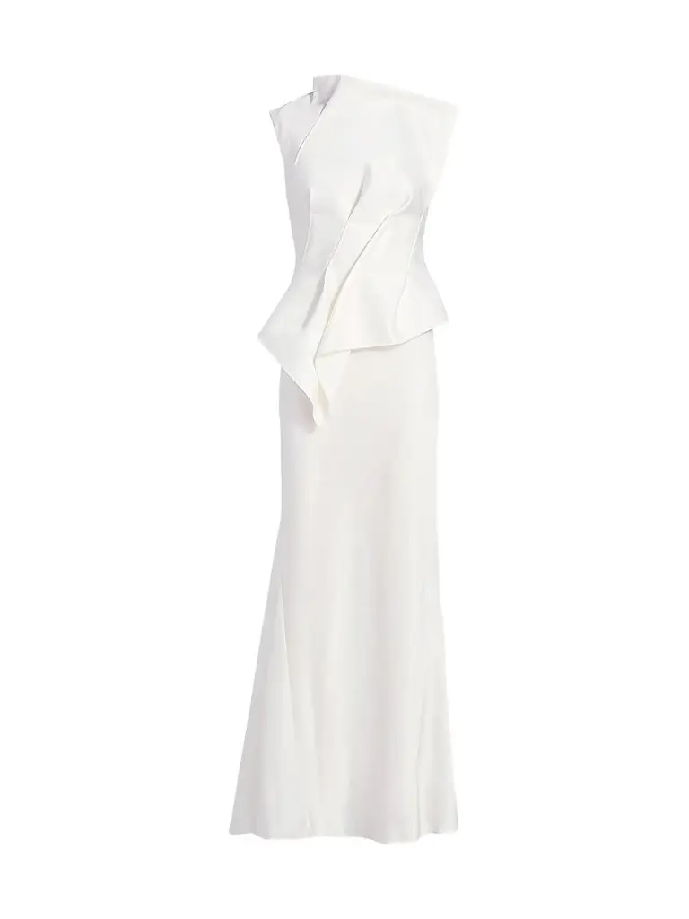 Acler Women's Forever Young Harty Satin Draped Gown - | Image 1 Acler Women's Forever Young Harty Satin Draped Gown - | Image 1