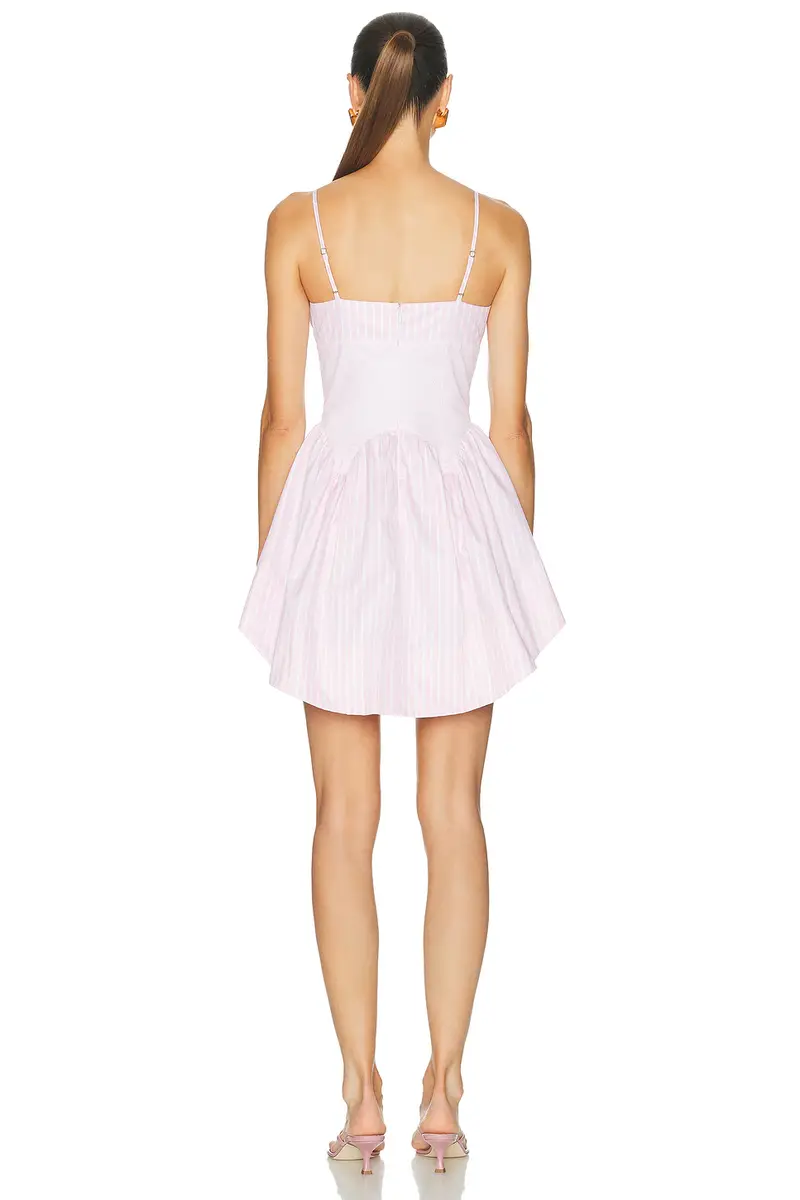 Fleur du Mal Short Button Up Garter Dress | Thumbnail 3 Fleur du Mal Short Button Up Garter Dress | Thumbnail 3