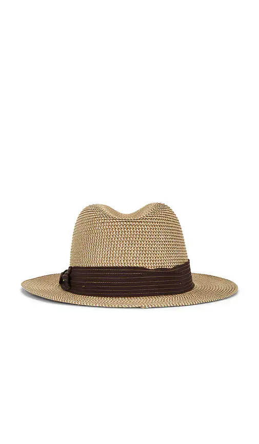 Brixton Roma Straw Packable Fedora Hat | Thumbnail 2 Brixton Roma Straw Packable Fedora Hat | Thumbnail 2