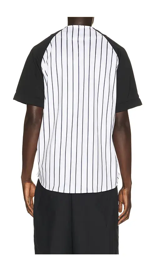 Anti Social Social Club Pinstriped Baseball Jersey | Thumbnail 2