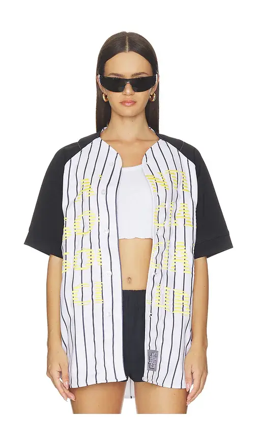 Anti Social Social Club Pinstriped Baseball Jersey | Thumbnail 6