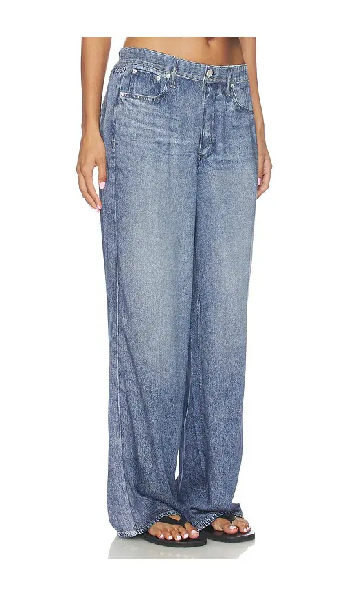 rag & bone rb Miramar Slink Wide Leg Pull On Jeans | Thumbnail 2 rag & bone rb Miramar Slink Wide Leg Pull On Jeans | Thumbnail 2
