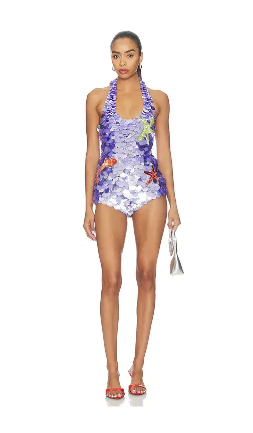 Retrofête Isabele Embroidered Romper | Image 1 Retrofête Isabele Embroidered Romper | Image 1