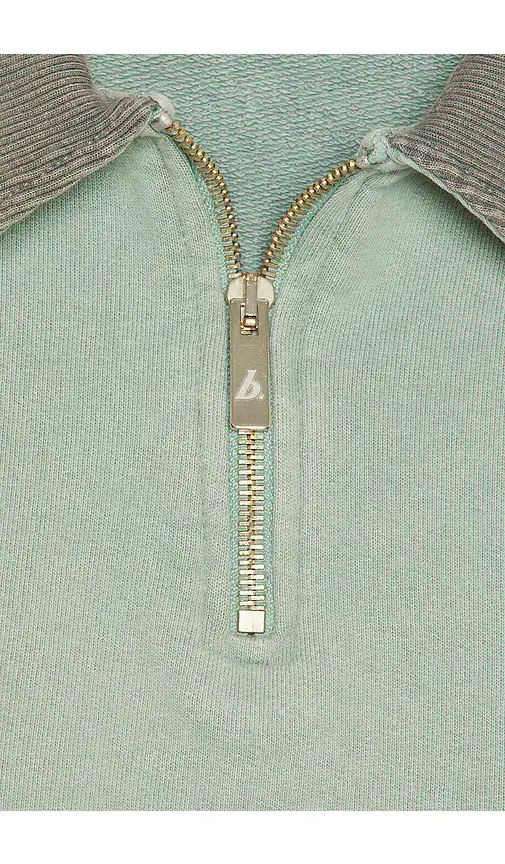 Bound Acid Wash Jersey 1/2 Zip Polo | Thumbnail 5
