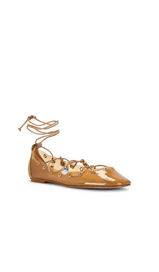 Farm Rio Sea Lace Up Jelly Ballerina Flat | Thumbnail 2