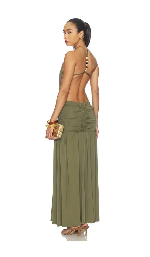 Runaway The Label Imelda High Neck Maxi Dress | Thumbnail 3 Runaway The Label Imelda High Neck Maxi Dress | Thumbnail 3