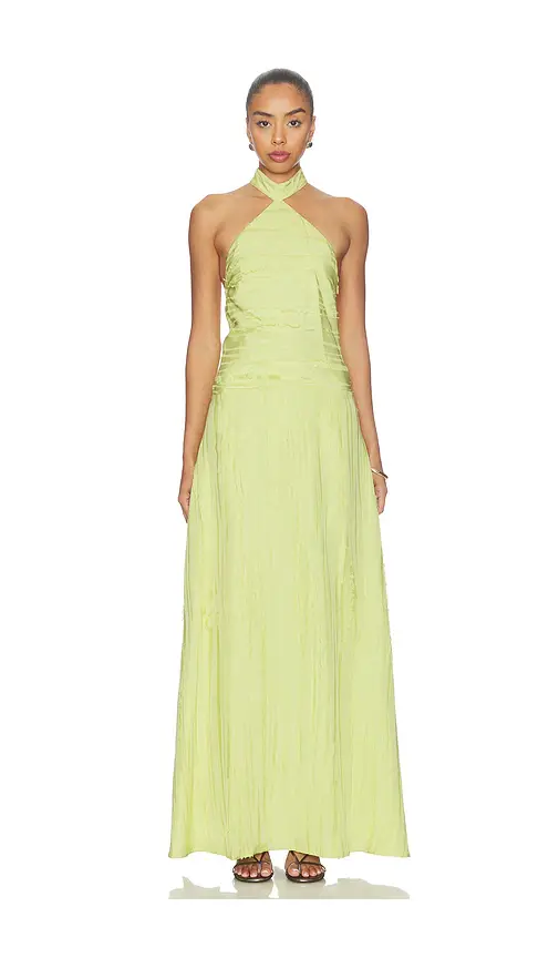 Yellow The Label Palmetto Textured Dress | Thumbnail 2