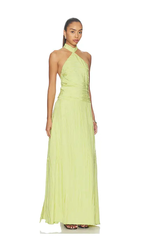 Yellow The Label Palmetto Textured Dress | Thumbnail 3