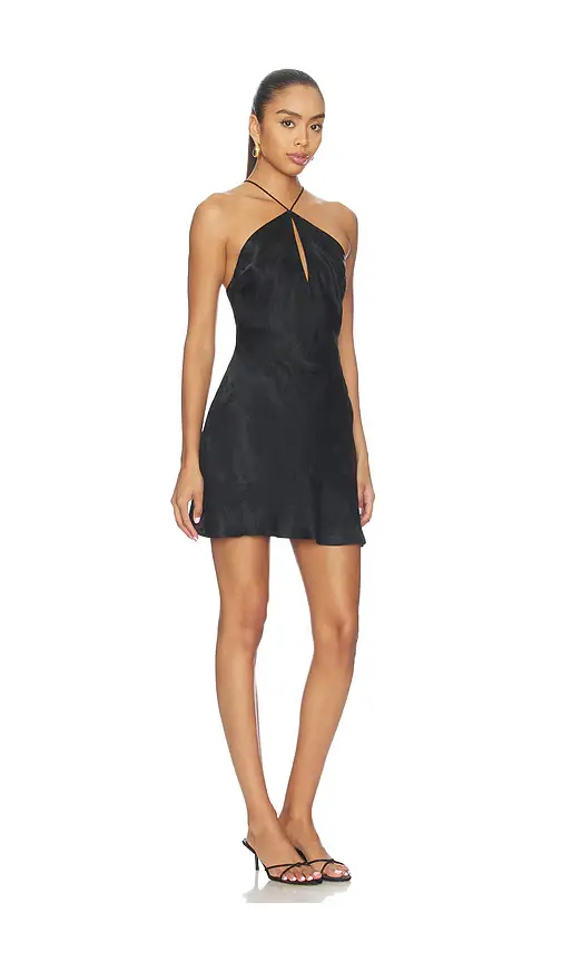 For Love & Lemons Adrift Satin Halter Mini Dress | Thumbnail 2 For Love & Lemons Adrift Satin Halter Mini Dress | Thumbnail 2