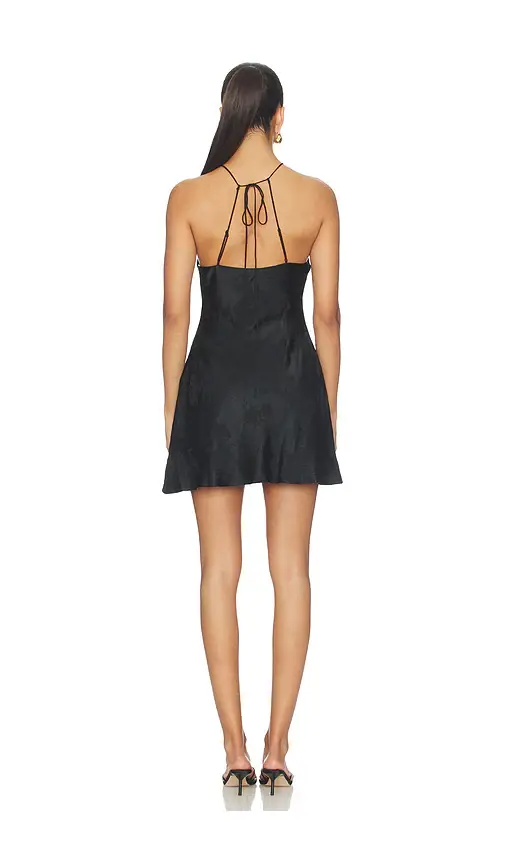 For Love & Lemons Adrift Satin Halter Mini Dress | Thumbnail 3 For Love & Lemons Adrift Satin Halter Mini Dress | Thumbnail 3