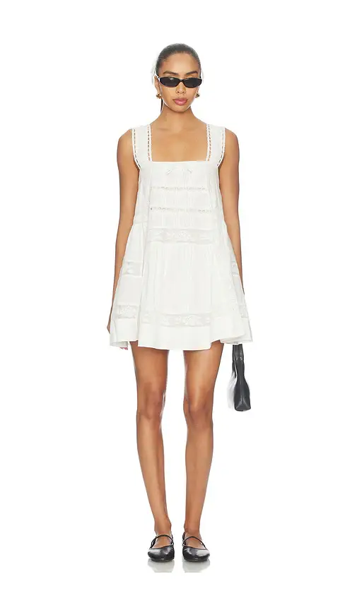 For Love & Lemons Breezy Cotton Mini Dress
