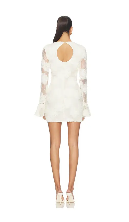 ROTATE Flower Mesh Mini Dress | Thumbnail 3 ROTATE Flower Mesh Mini Dress | Thumbnail 3