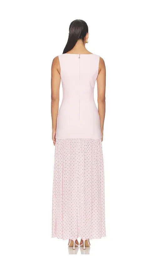 ROTATE Crepe Scoop Neck Dress | Thumbnail 3 ROTATE Crepe Scoop Neck Dress | Thumbnail 3