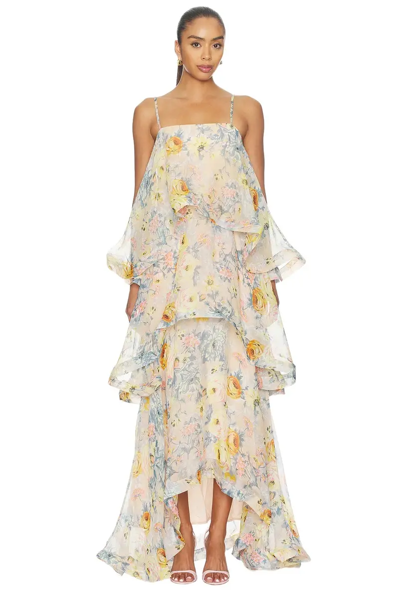 Armani Tiered Maxi Dress