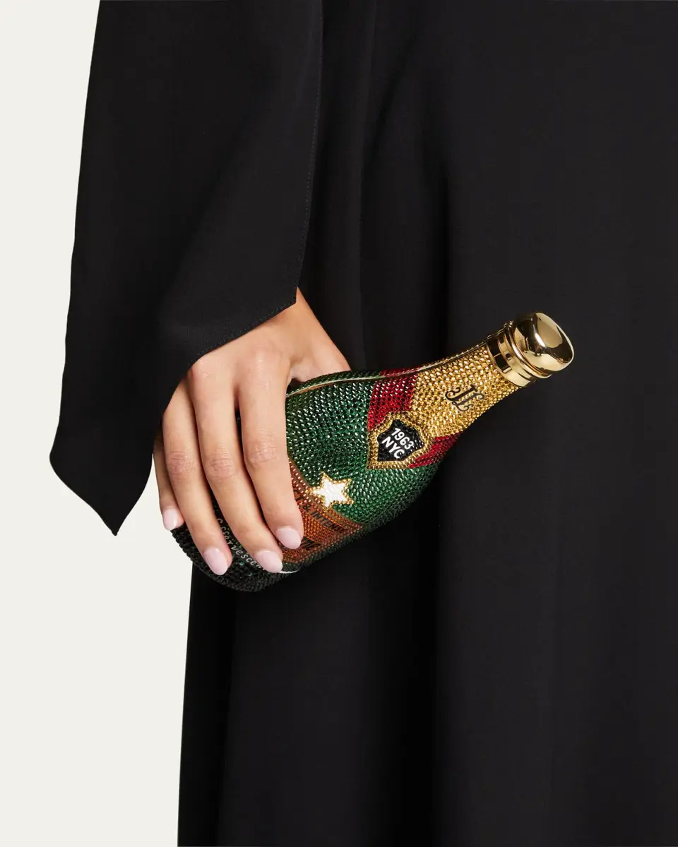 Judith Leiber Couture Cheers Champagne Bottle Crystal Clutch Bag | Thumbnail 2 Judith Leiber Couture Cheers Champagne Bottle Crystal Clutch Bag | Thumbnail 2
