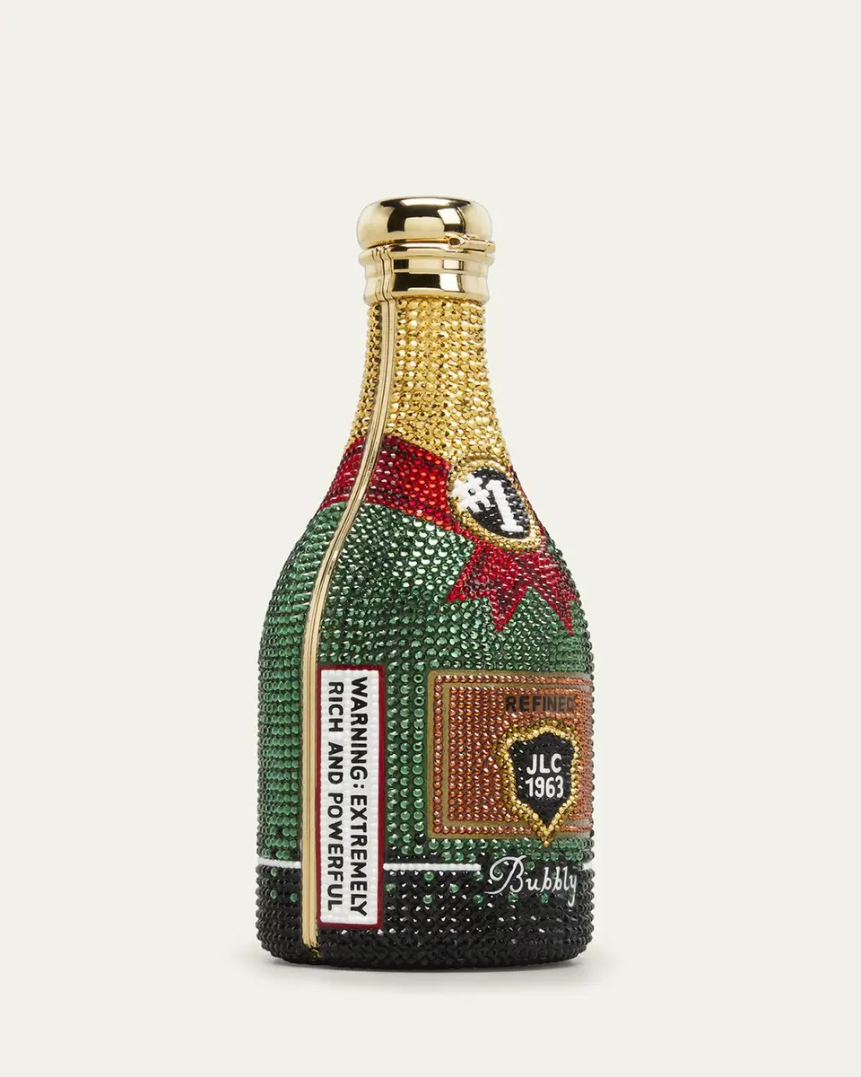 Judith Leiber Couture Cheers Champagne Bottle Crystal Clutch Bag | Thumbnail 3 Judith Leiber Couture Cheers Champagne Bottle Crystal Clutch Bag | Thumbnail 3