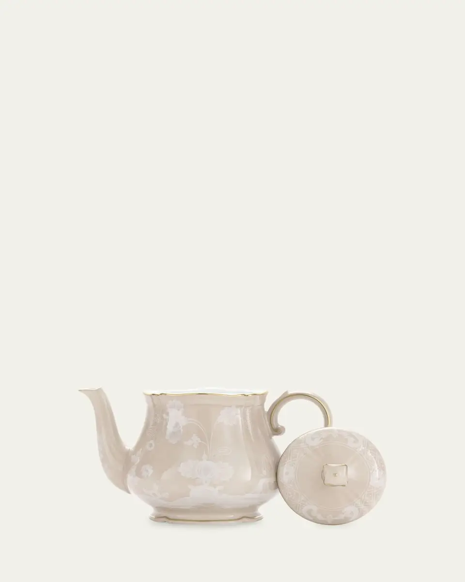 GINORI 1735 Oriente Italiano Meringa Teapot for 6, 24 oz. | Thumbnail 2 GINORI 1735 Oriente Italiano Meringa Teapot for 6, 24 oz. | Thumbnail 2
