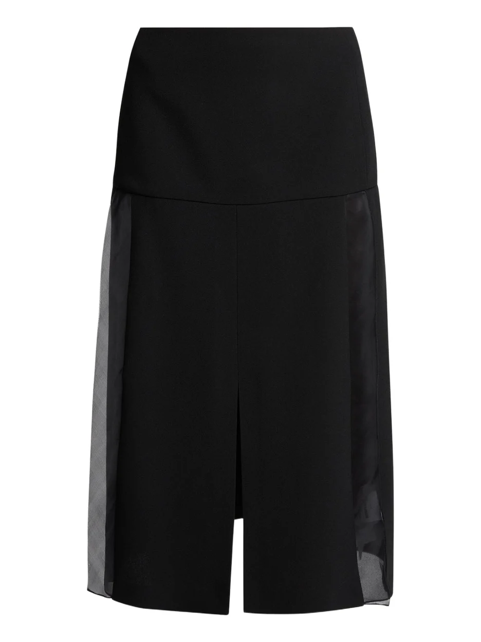 Slit Paneled Midi Skirt