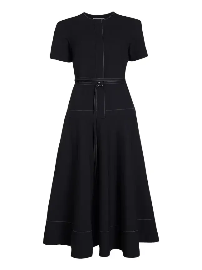 Elizabeth Belted Midi Dress Elizabeth Belted Midi Dress