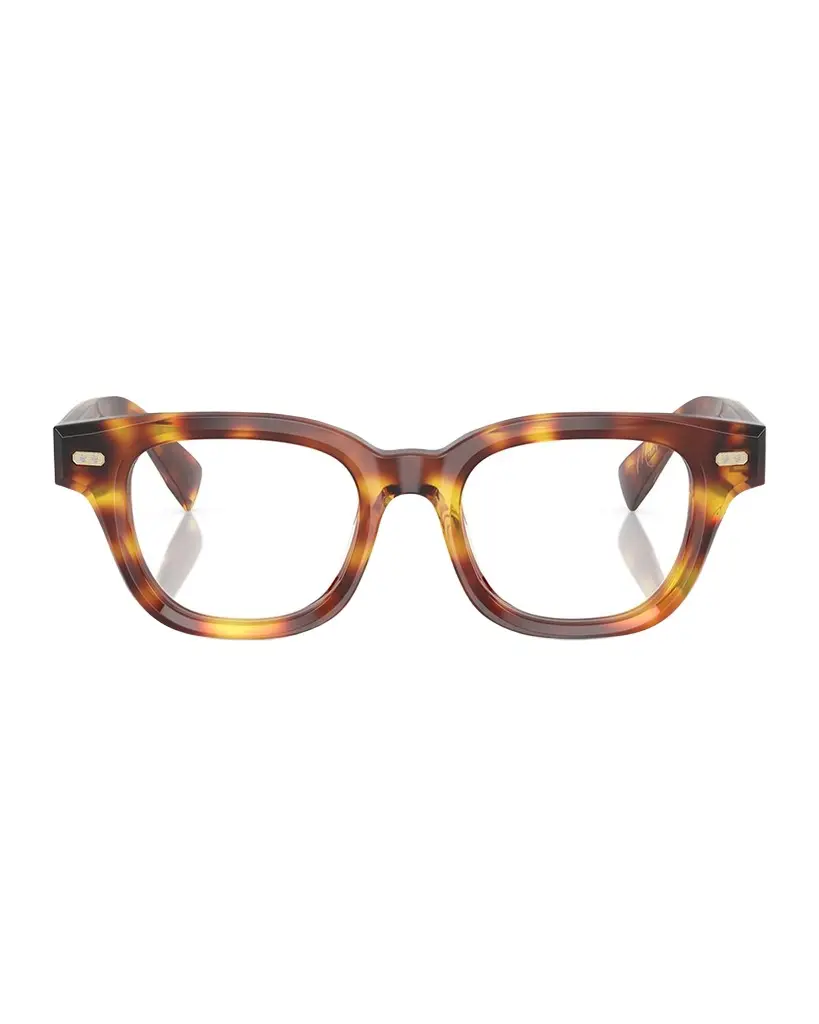 Brunello Cucinelli BC3012 Acetate Blue Light Rectangle Glasses