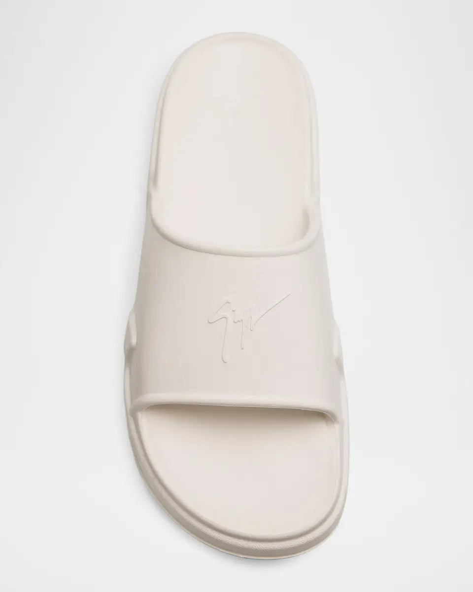 Giuseppe Zanotti Men's GZ-Slide Ghost Rubber Slides | Thumbnail 4