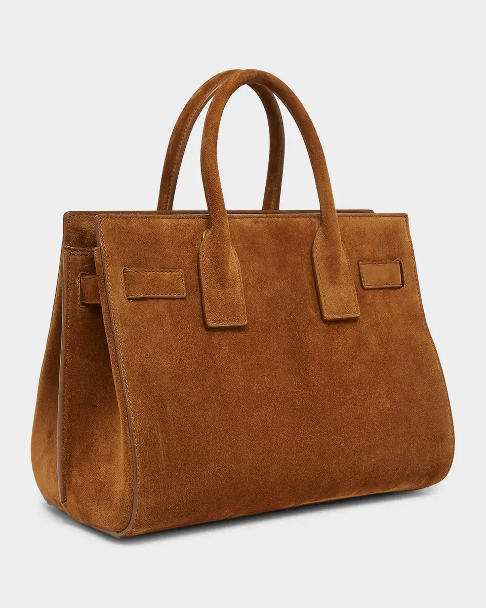 Saint Laurent Sac de Jour Small Suede Top-Handle Bag | Thumbnail 3 Saint Laurent Sac de Jour Small Suede Top-Handle Bag | Thumbnail 3