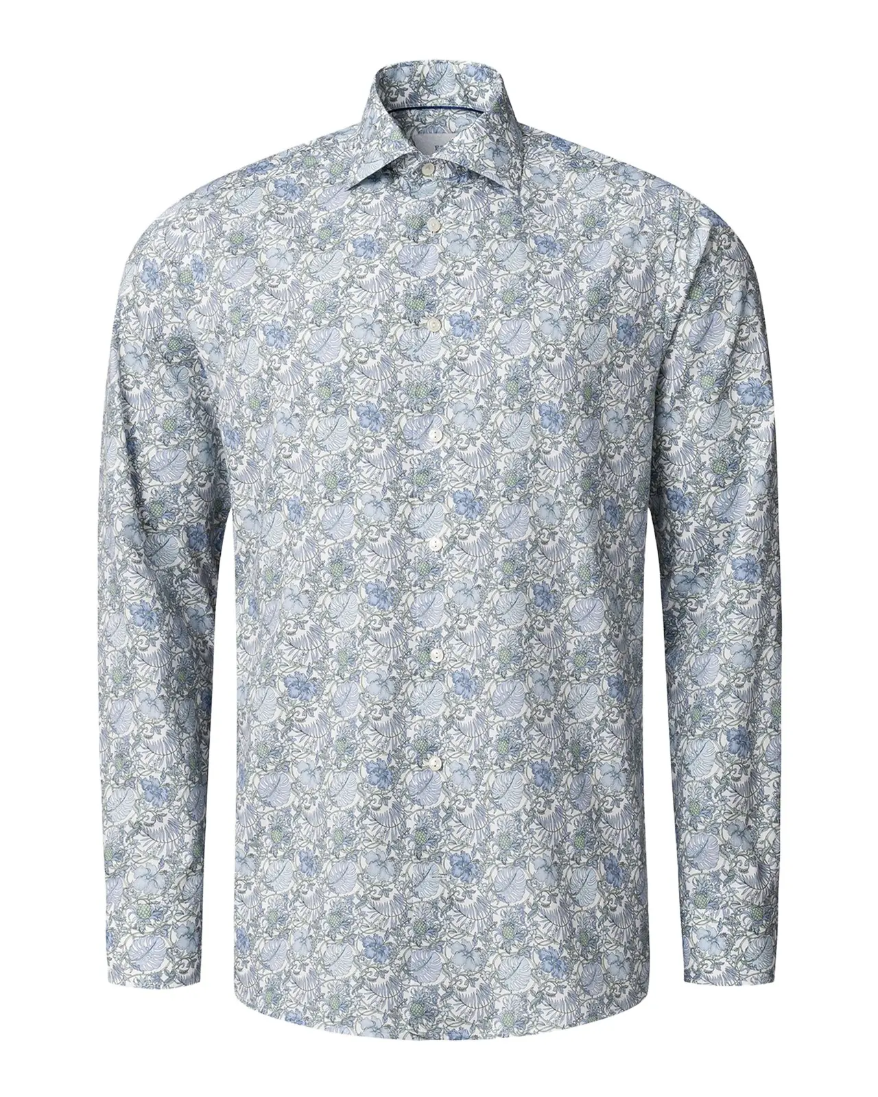 Men's Signature Twill Floral Slim-Fit Dress Shirt Men's Signature Twill Floral Slim-Fit Dress Shirt